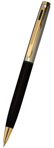 4g Half Chrome And Blk Shining Ball Pen