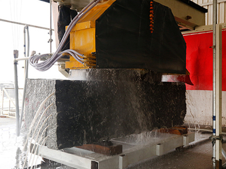 Granite Block cutting Process