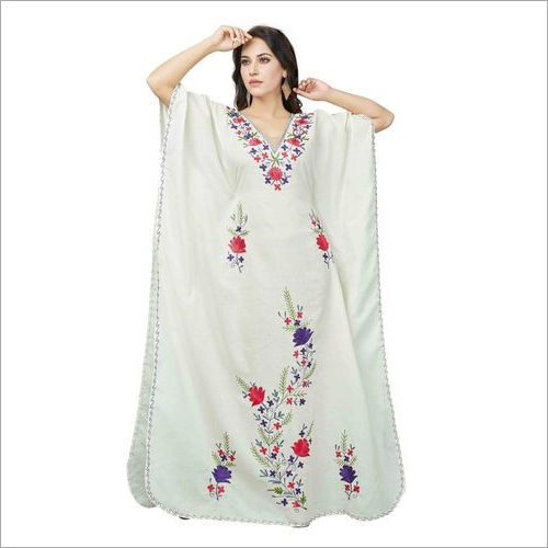 Evening wear cotton farasha kaftan