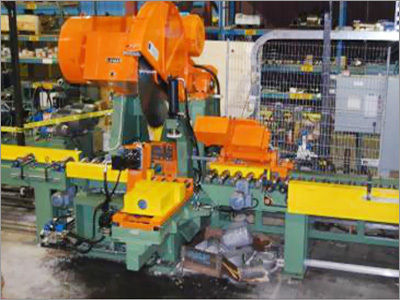 Cast House-Extrusion Billet Sawing , Stacking & Strapping