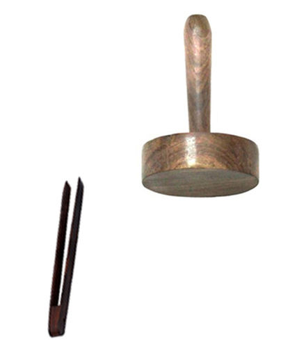 Desi Karigar Wooden Chimta And Mesher Set