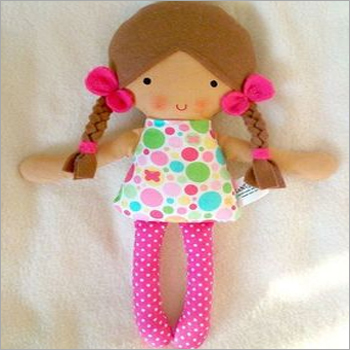 Baby Doll - Cotton Fabric, 12-14 Inches, Pink | Soft Fabric, Handcrafted, Durable, Playful Design