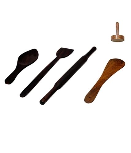 Desi Karigar Wooden Kitchen Tools Set