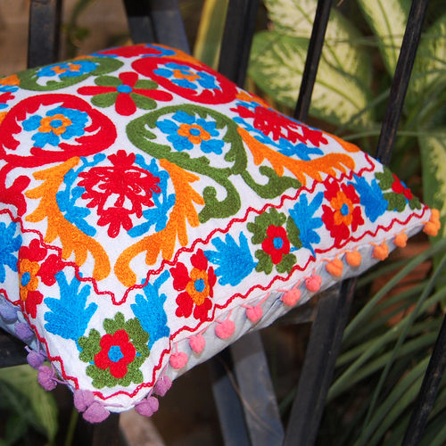 suzani cushion cover