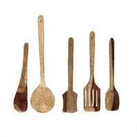 Desi Karigar Wooden Spoon Set Of 5