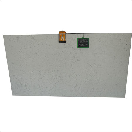 Cloudy Carara Granite Slab