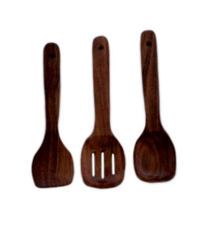 Desi Karigar Wooden Spatula Set - 3 Pcs