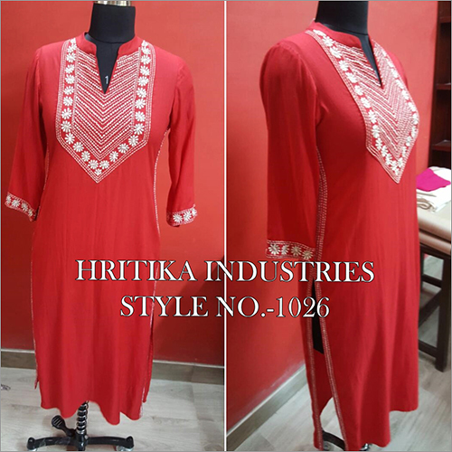 Fancy Embroidered Kurti