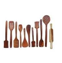Desi Karigar Wooden kitchen tools set of 11