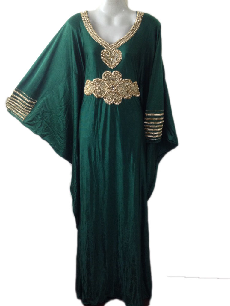 Long Sleeves Lycra Spandex Kaftan