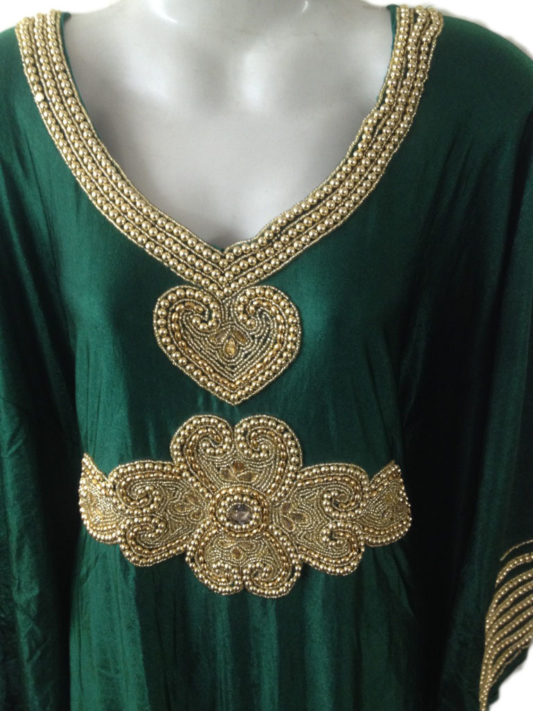 Long Sleeves Lycra Spandex Kaftan