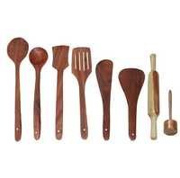 Desi Karigar Wooden Cutlery set of 8