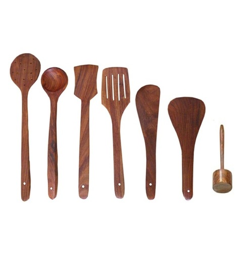 Desi Karigar Wooden skimmers set of 7