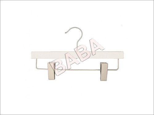 Wooden White Clip Hangers