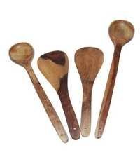 Desi Karigar Wooden 4 ladles