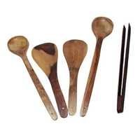 Desi Karigar Wooden ladles and chimta