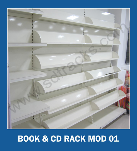 High Steel Books And Cd Racks