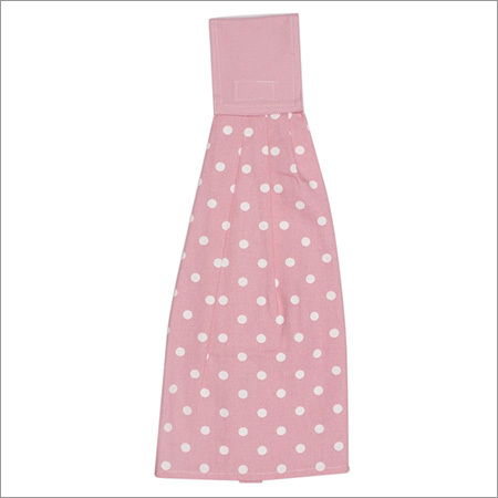 Pink Polka Dot Wash Towel