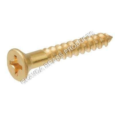 Half Threaded Brass Wood Screws