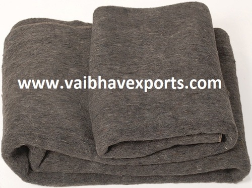 Military Wool Blankets - 50% to 80% Wool, 60x90 and 60x80 Inches, Grey/Navy Blue/Olive Green Colors, Plain Dyed, Hemmed Edges, Lightweight 1.5-3 kg Ideal for Travel and Home Use