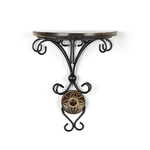 Desi Karigar Beautiful wood & wrought iron Fancy wall bracket
