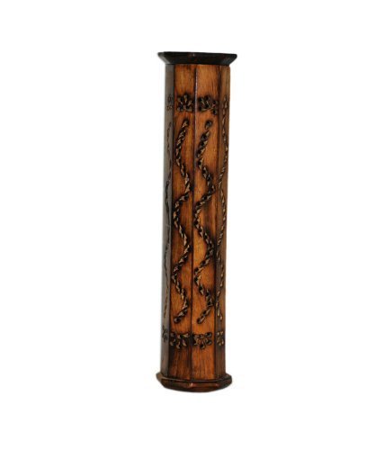 Desi Karigar INCENSE BOX STICKS HOLDER AGARBATI AGARBATTI DHOOP DOOP STAND LOBAN WOOD TOWER