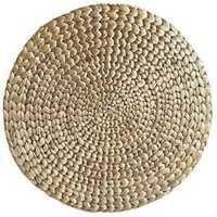 Woven Placemat - Rubber Tpr Back Material, Machine Made Pattern | Durable And Stylish Dining Table Accessory