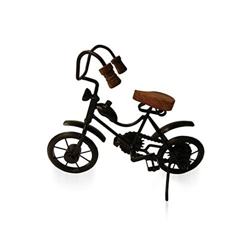 Desi Karigar Wooden & Iron Motor Cycle Antique Home Decor Product By DESI KARIGAR