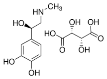 Epinephrine Bitartrate C13h19no9