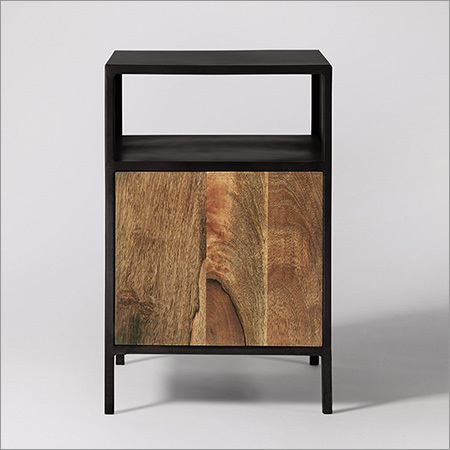 Industrial Bedside with Reclaimed Wood Industrial Bedside with Reclaimed Wood