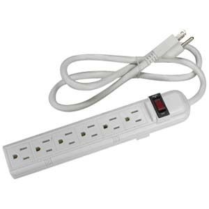 5+1 6A Power strip