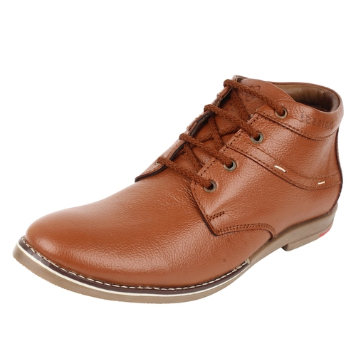 Molessi Tan High Ankle Leather Shoe
