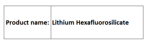 Hexafluorosilicates
