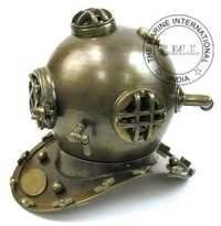 Antique Diving Helmet Mark V- Nautical Diver's Helmet