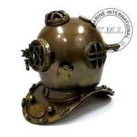 Antique Finish Nautical Diving Helmet Mark V