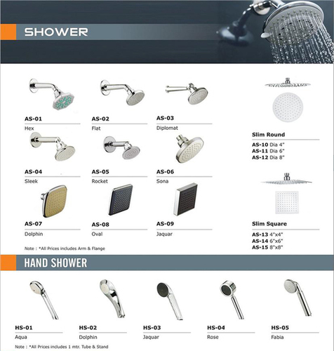 Brass Bathroom Shower