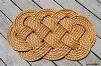Rope Mats - Rubber Tpr Back Material | Machine Made Design For Enhanced Durability And Efficient Dirt Trapping