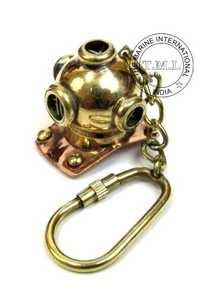 Diving Helmet Key Ring