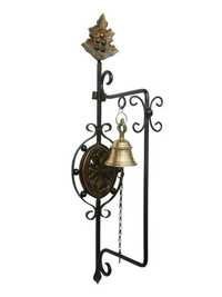 Desi Karigar Door Bell Square ( Black )