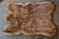 Fur Rug - Mini Size, Machine Made Pattern | Washable, Hand Woven, Rubber Tpr Back Material