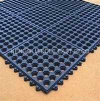 Hollow Mats - Rubber Tpr Back Material | Machine Made Design With Superior Durability And Versatile Application