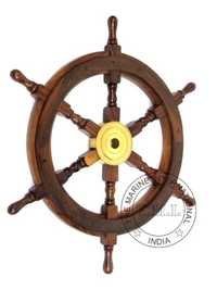 Wooden Decorative Ship Wheel