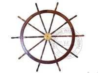 Collectible Wooden Nautical Ship Wheel