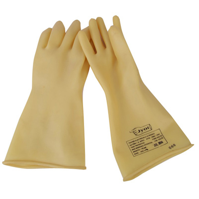 Electrcal Shockproof Seamless Rubber Hand Gloves Gender: Male