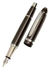 Full Gun Metal Ink Pen - Smooth Twist Mechanism , Exclusive Gift Set Box Packing & Custom Laser Printing Included