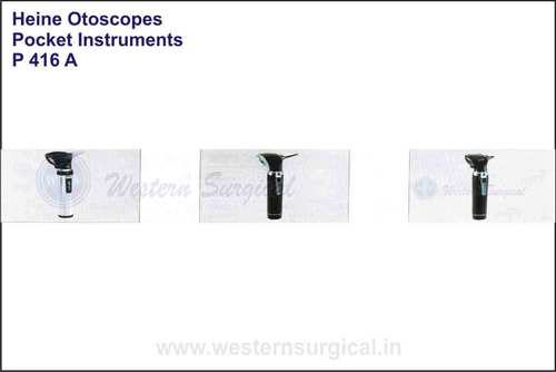 Heine Otoscopes(Pocket Instruments) - Color: Black