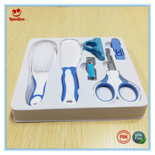 Safest Baby Healthcare and Grooming Kit - PP and Stainless Steel 16x2.6x17.5 cm | Non-Toxic BPA-Free Deluxe Gift Box Included
