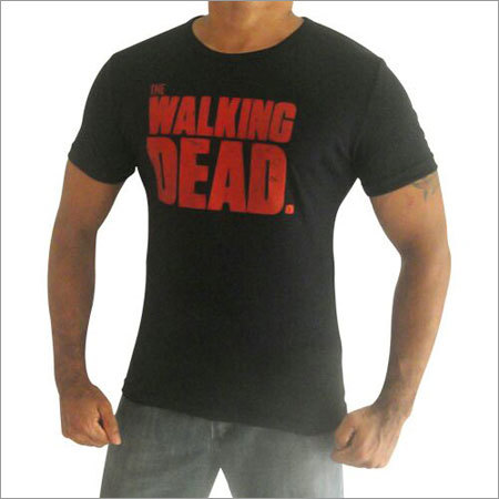 Printed Round Collar T Shirts