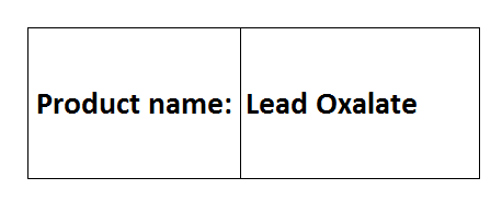 Oxalates