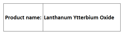 Lanthanum Ytterbium Oxide